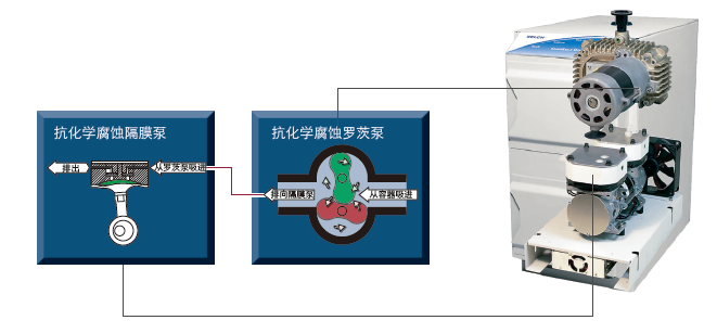 抗化学腐蚀隔膜泵,抗化学腐蚀罗茨泵